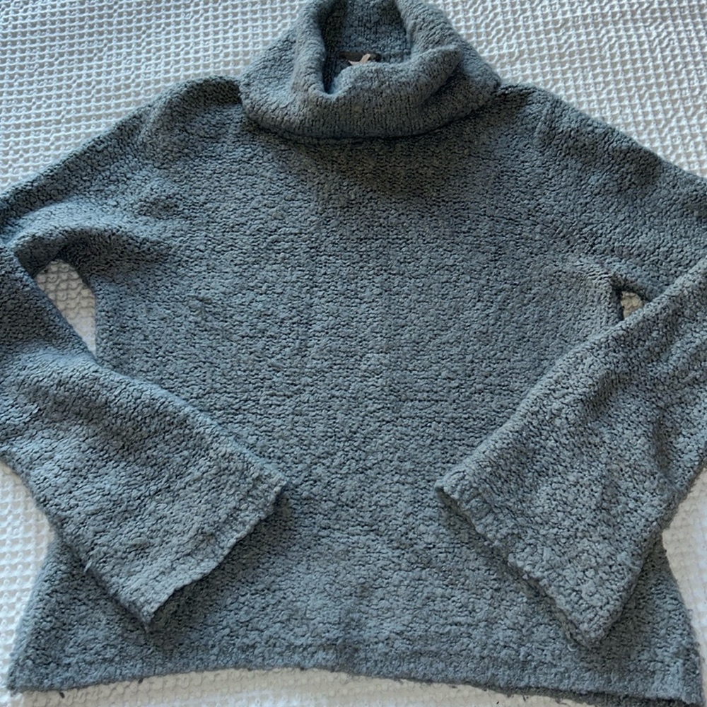 Vintage j crew wool blend cowl neck sweater
